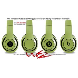 Skin Decal Wrap Compatible with Beats Studio 2 and 3 Wired and Wirelesss Solids Collection Sage Green Skin Only Headphones NOT Included