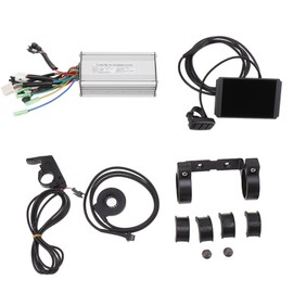 Lithium Battery Conversion Kit Electric Bike Lithium Battery Modified Controller with LCD8H Color Screen Display
