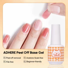 Kit Gel Base Y Top Coat Uv Para Uñas 15ml 2pzs