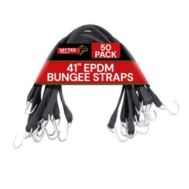 Mytee Products 41" EPDM Tarp Bungee Straps w/Crimped Hooks -50 Pack