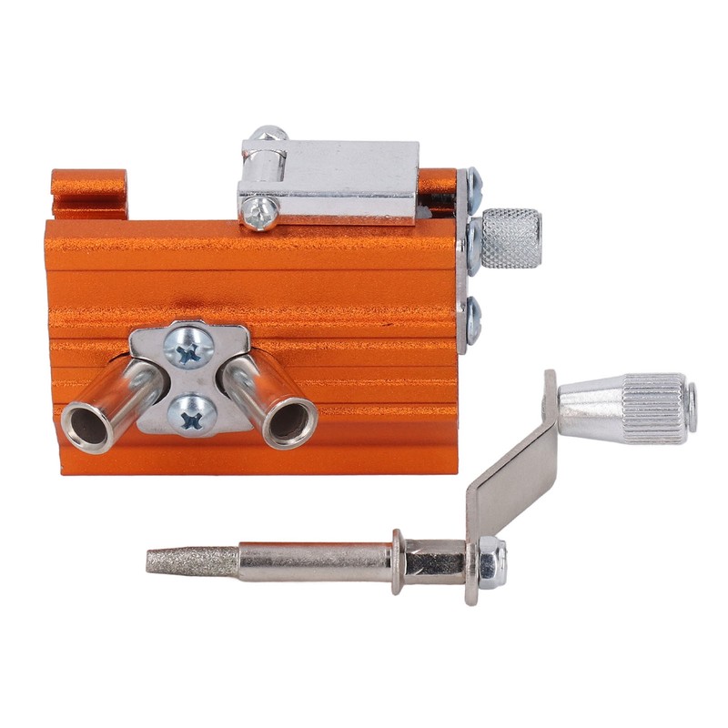 Portable Crank Chainsaw Sharpening Jig Stainless Steel Chainsaw Tooth Blade