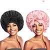 Yuragim Silk Bonnet Sleep Cap for Women, Pack of 2,