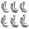 Fbshicung 6SET Piping Walking Presser feet Compatible with CONSEW 206RB