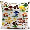 HUASHUZI Cushion Cover Mushroom Gifts Decorations Throw Pillow Case Decor