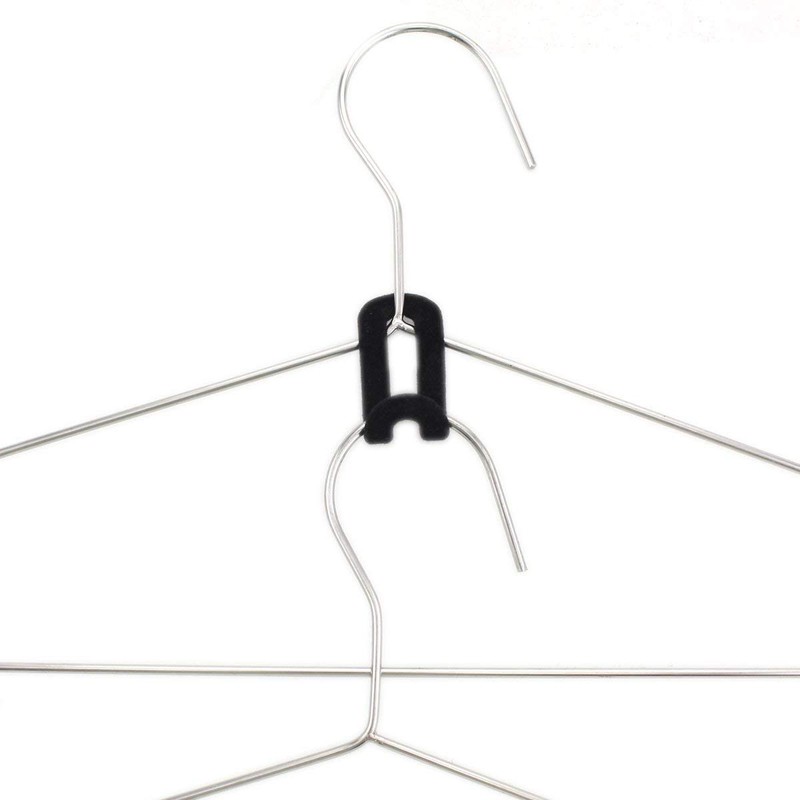 WARMBUY Velvet Hanger Connector Hooks for Closet Space Saving Cascading