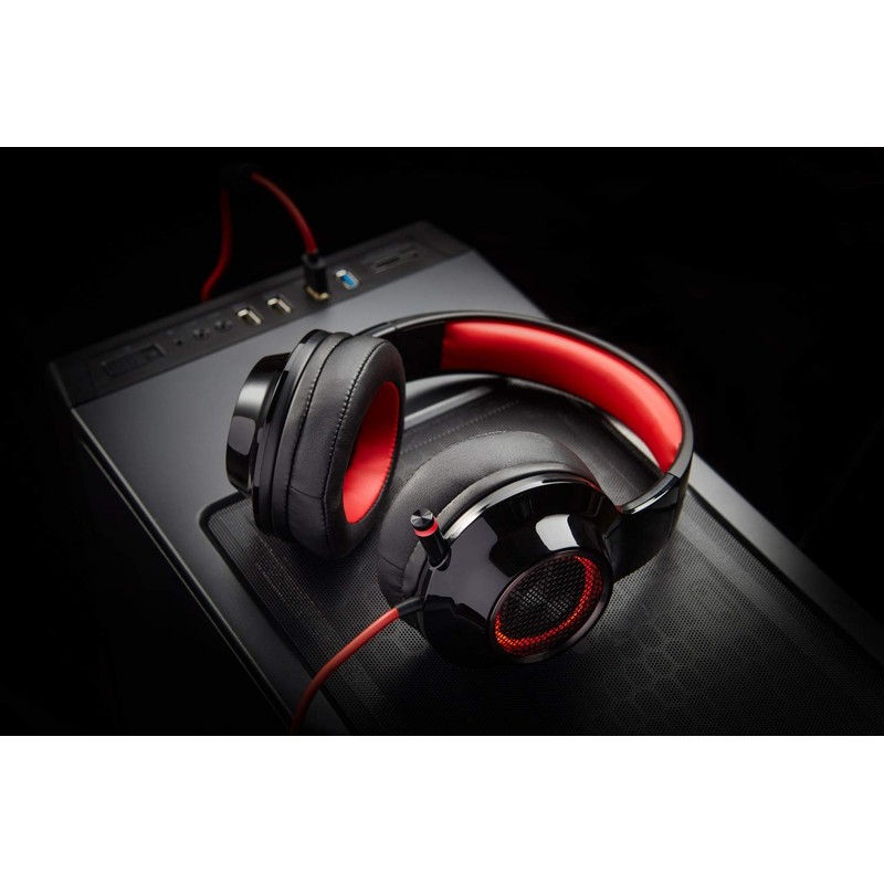 Edifier ED-V4RD Gaming Headset with USB Connection/7.1ch Virtual Surround Red