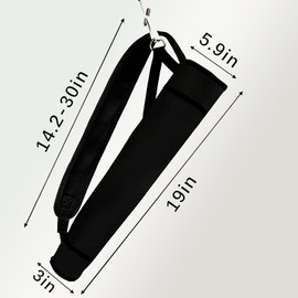 BOFYTR Quiver, Archery Quiver, Adjustable Shoulder Strap, Black