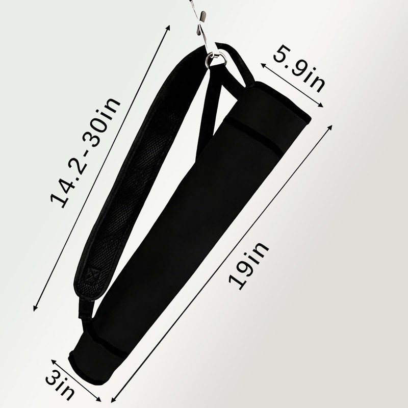 BOFYTR Quiver, Archery Quiver, Adjustable Shoulder Strap, Black