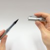 Pentel Tradio TRJ74-A Fountain Pen - Black with Silver Barrel