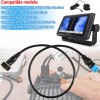 For Garmin 8-Pin Xdcr to 12-Pin Sounder Adapter Cable Fits