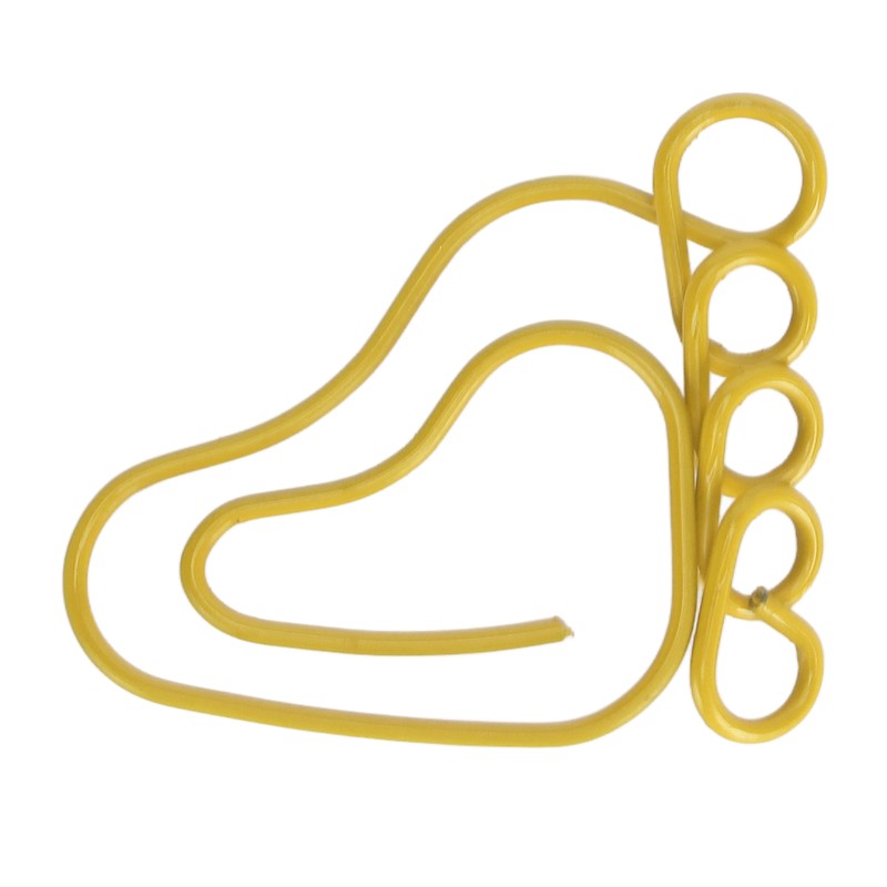 100pcs Paper Clip Foot Shape Cute Anti Slip Portable Paperclip