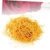 Operitacx DIY Hair Rope Elastic Band 50g Yellow High Elasticity