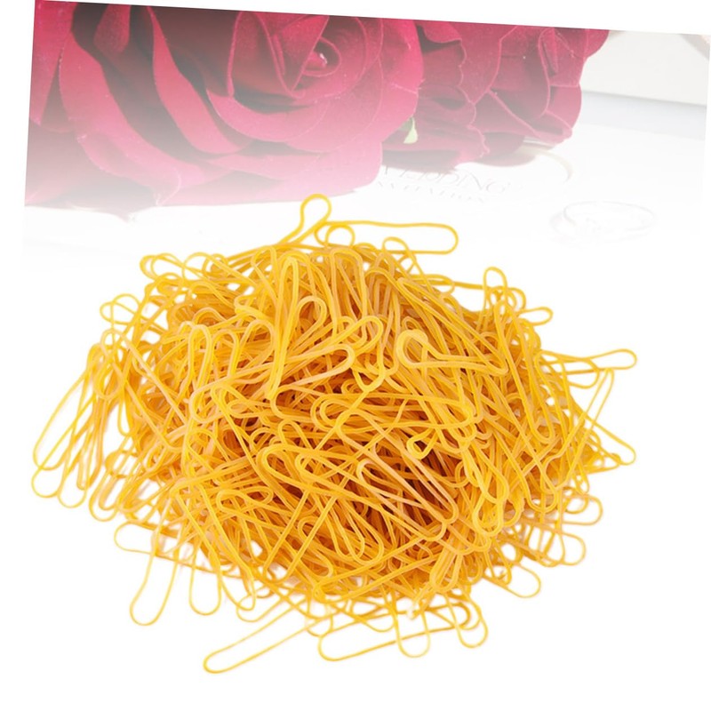 Operitacx DIY Hair Rope Elastic Band 50g Yellow High Elasticity