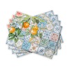 Maison d' Hermine Indigo Love 100% Cotton Set of 4