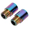 2Pcs/set Mountain Bike Pedal Extenders Chrome Molybdenum Steel Bicycle Pedal