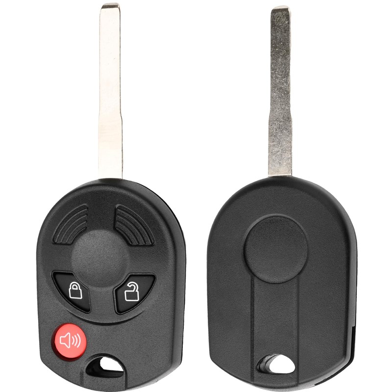 Sianxaido Key Fob Shell Case 3 Buttons Strip Key Form
