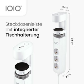 OLYMPIA Tischkanten-Power Strip IOIO SL 3000, White