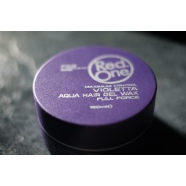 RedOne Hair Styling Aqua Wax Violetta 150 ml | Strong Hold | Hair Gel Wax | Ultra Hold | Lavender Scent | Men & Women Hair Wax | Maximum Control