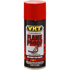 VHT SP109 Flameproof Coating Very High Heat Spray Paint – Red Flat Finish – 11 oz Aerosol Can