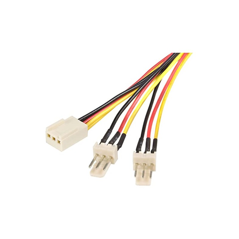 cablepelado Alimentacion Cable Fan 3Pin/H - 2 x 3pin/M 0.25