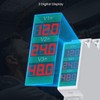 DIN Rail Voltmeter 3 Digits DC 11V to 310V Voltage