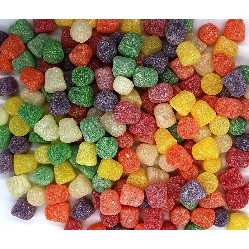 SweetGlob Assorted Gummy Drops Christmas Candy (Assorted Spice Drops, 5