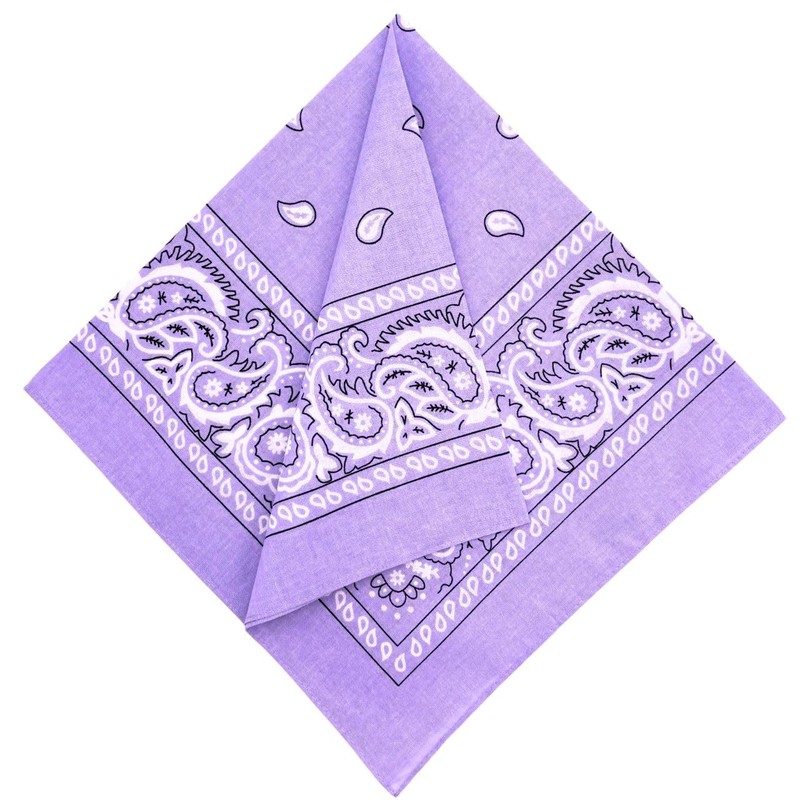 MDSTYLE 100% Cotton Bandana for Men & Women 22" x