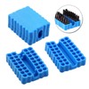 2 Pieces/Set 32 Holes Hex Shank Screwdriver Bits Holder Plastic