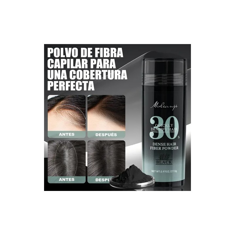 Polvo De Maquillaje De Fibra Capilar Engrosar El Cabello