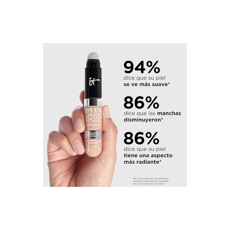 It Cosmetics Bye Bye Dark Spots Concealer, Corrector de Ojeras