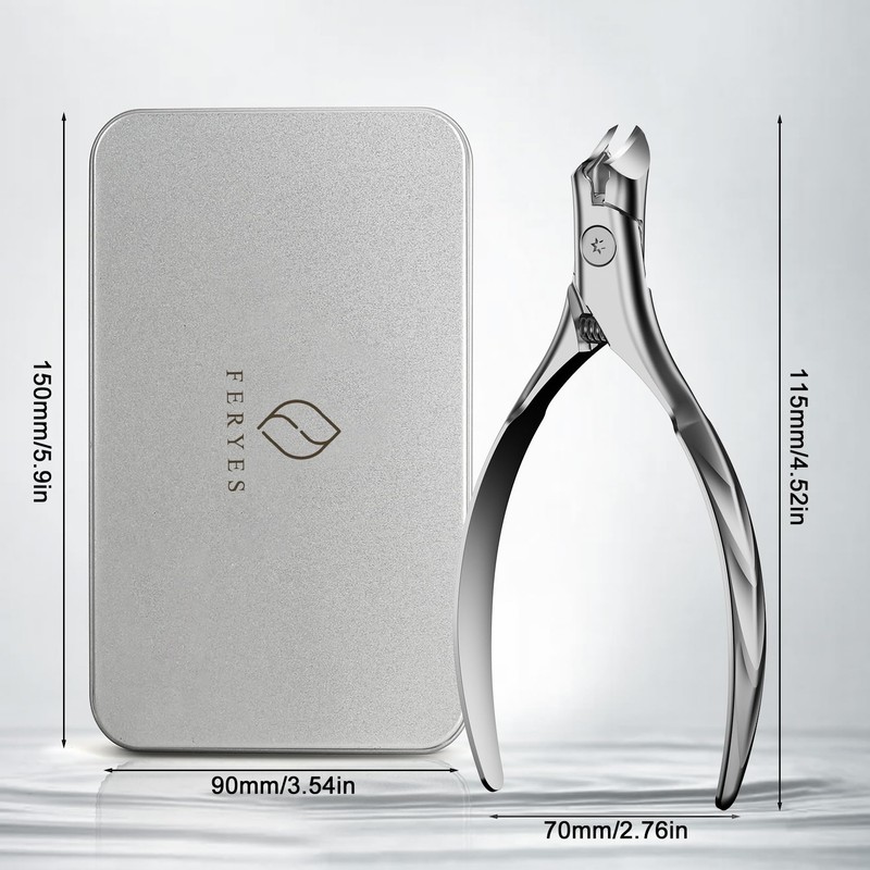 FERYES Wide Jaw Thick Toenail Clippers Thick Toenails - Precision