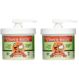 The Happy Cow Moisturizing Udder Balm - 12 Ounce Pump, 2 Pack