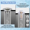2 Pcs Bathroom Sink Drain Strainer, Pop-up Bathroom Sink Strainer