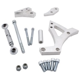 GSKMOTOR Billet Aluminum Alternator Bracket Kit Replacement for F-ord 351C Cleveland Alternator Bracket