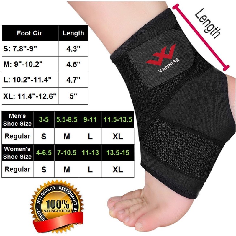 Ankle Brace, 2 Pack Breathable & Strong Ankle Brace for