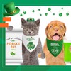 St Patricks Day Dog Bandanas - Lucky Shamrock Puppy Scarf