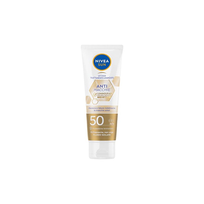 NIVEA Sun Anti-Stain Face Cream Luminous630 FP 50 in Tube,