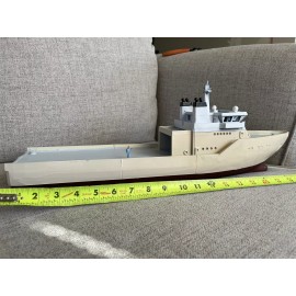 UNPainted Unassembled version Ho Scale Large Work Boat