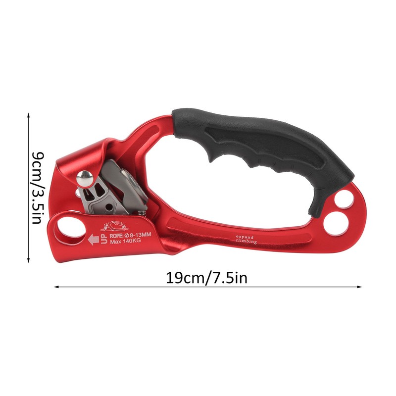 Climbing Ascender Rock Rappelling Right Hand Riser Arborist Gear Rope