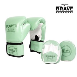Brave Power Boxer Glove Mitt Set Punch Boxing Hand Mitts / 브레이브 파워복서 글러브 미트 세트 펀치 복싱 손미트