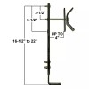 Rigid Hitch In-Bed Spare Tire Bracket - Made in U.S.A.