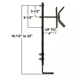 Rigid Hitch In-Bed Spare Tire Bracket - Made in U.S.A.