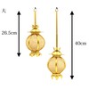 Hanging Lanterns (LED Wire Set) Aluminum Round Large Diameter 4.3
