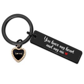 VIESUJI Funny Gifts for Boyfriend Husband Funny Sexy Gifts for Him BF From Girlfriend & Wife Keychain for Boyfriend Christmas Valentines Gift for Him Birthday Sweet Day Anniversary
