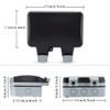 GothicBride Outdoor Socket with USB Connections, Garden Socket, Surface-Mounted, Waterproof