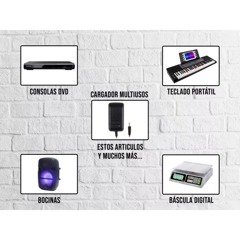 Control Expert Eliminador Cargador Corriente Adaptador 12v 1 Amp Bocinas