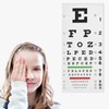 QFGasre Snellen Eye Chart Wall Chart Eye Exam Charts with