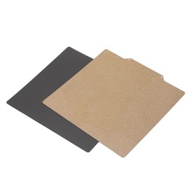 Building Plate for 3D Printer, 200 x 200 mm, Double Sided PEI Powder Sprayed Magnetic Spring Steel Plate Platform, Building Plate with Heated Bed, Flexible Spring Steel Platform