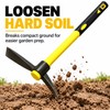 Mattock Hoe for Soil Loosening – 15-Inch Garden Tool with