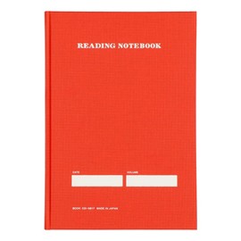 Marks EDiT Reading Notebook, Simple, Reading Notebook, Adult, Book Size, 46 Size, Book, Recording, Reading Notebook, Red EDI-NB17-RE